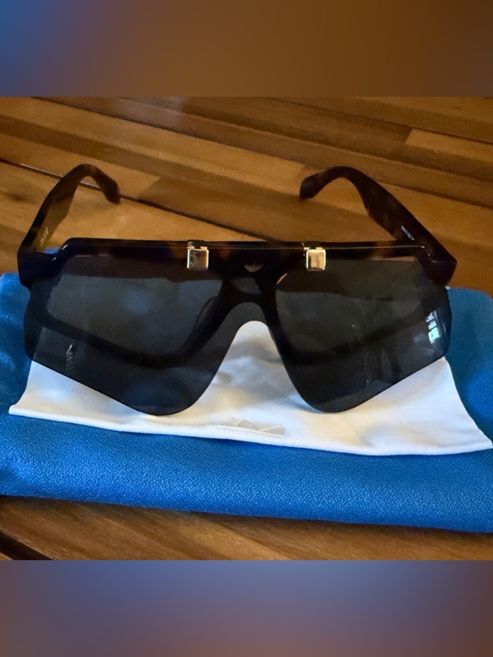 Adidas Black Shield Sunglasses for Men - Stylish Oversized Visor